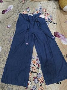 Wide Leg Denim Culottes