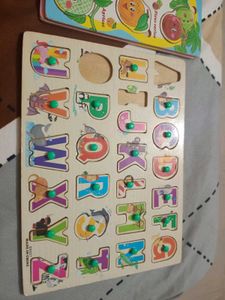 Wooden Alphabet Puzzle Toy