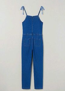 Blue Denim Overalls Jumpsuit