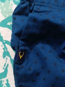 New Blue Patterned Boys Pants