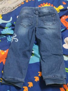 Kids' Blue Denim Octopus Jeans