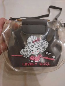 Cute Clear PVC Clutch Bag