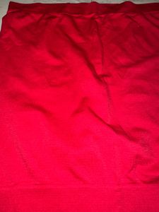 Red tube top