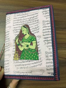 Handmade Journal with Traditional Art