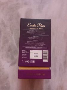Bergamot Beaute Exotic Plum Perfume box