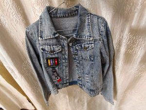 Stylish Acid Wash Denim Jacket