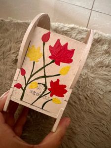 Hand-Painted Floral Wooden multipurpose Holder