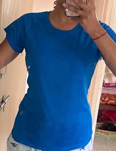 Vibrant Blue Champion Athletic T-Shirt