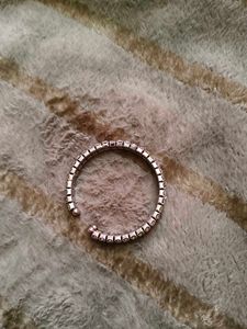 Silver-Tone Bangle Bracelet