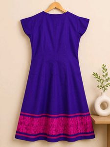 Vibrant Purple Embroidered Kurta