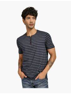 Striped Henley T-shirt