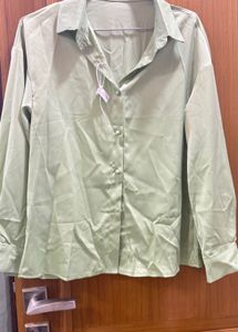 Sage Green Satin co-ords set