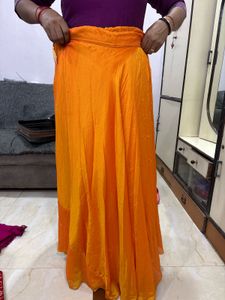 Elegant Orange Lehenga Choli Set