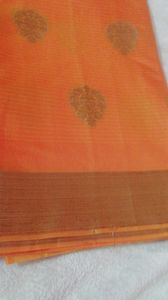 Beautiful saree with copper jari work NWOT