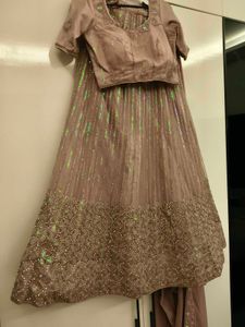 Sparkling onion pink Lehenga Choli Set