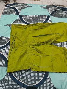 Pink and green Salwar Pants