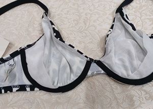 brand new Zebra Print Bikini Top..34C