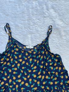 Cute Pineapple Print Cami Top