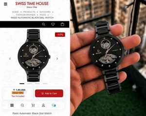 RADO Automatic Skeleton Watch 🖤 FOR MENS