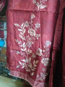 Maroon Kurta Set with Dupatta
