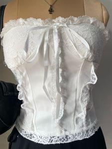 White Lace tube Top
