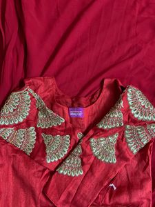 ethnic Gown With Shawl