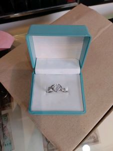 Diamond Ring Pure Silver 925