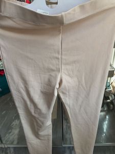 Stylish Beige Split Hem Pants