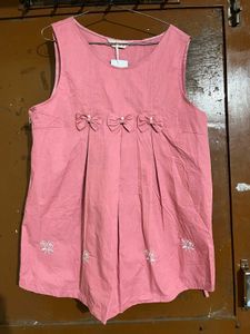Cute Pink frock with Bows
