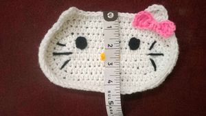 Hello Kitty Crochet glasses case