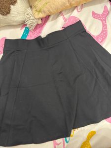Black Flared Skirt