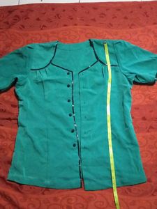 Vintage Green Skirt Suit