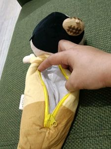 Cute Plush Doll Toy pouch
