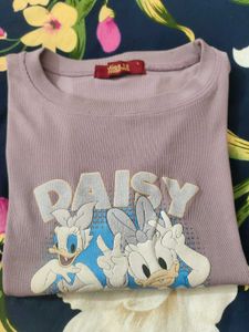 Cute Daisy Duck Graphic Top