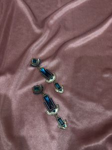 💙 Vintage Sapphire Statement Earrings 💙