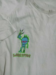 veirdo og Cream Graphic T-Shirt
