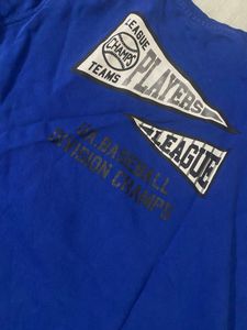 Blue "PLAYER" Graphic Sweatshirt
