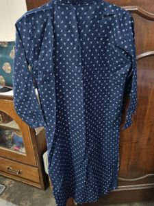 Stylish Blue Printed Kurta