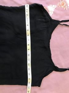 Chic Black Cotton Kurta
