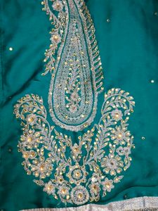 Beautiful Sea Green Colour Saree