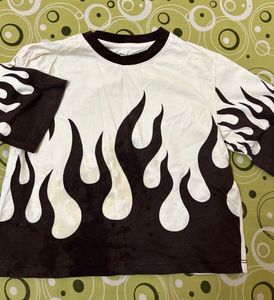 Flame Print T-Shirt