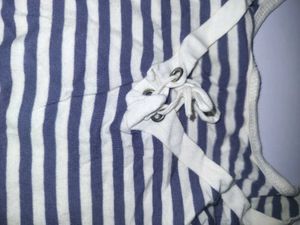 🐟Striped Lace Trim Tank Top