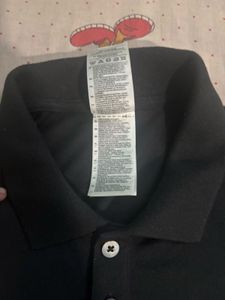 Adidas Black Polo T-Shirt
