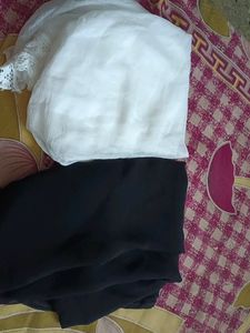 Black N White Dupatta