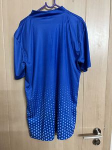 Men's Blue Graphic T-Shirt