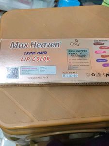 Max Heaven Creme Matte Lip Color Set