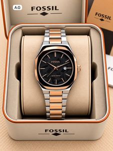 Fossil Black Stainless Steel Watch