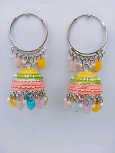 Meenakari Multicolour Earrings For Girls/Women