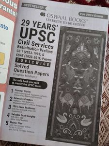 Oswaal Books 29 Years UPSC Solved Papers