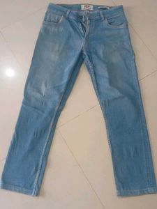 Men's Light Wash Denim Jeans